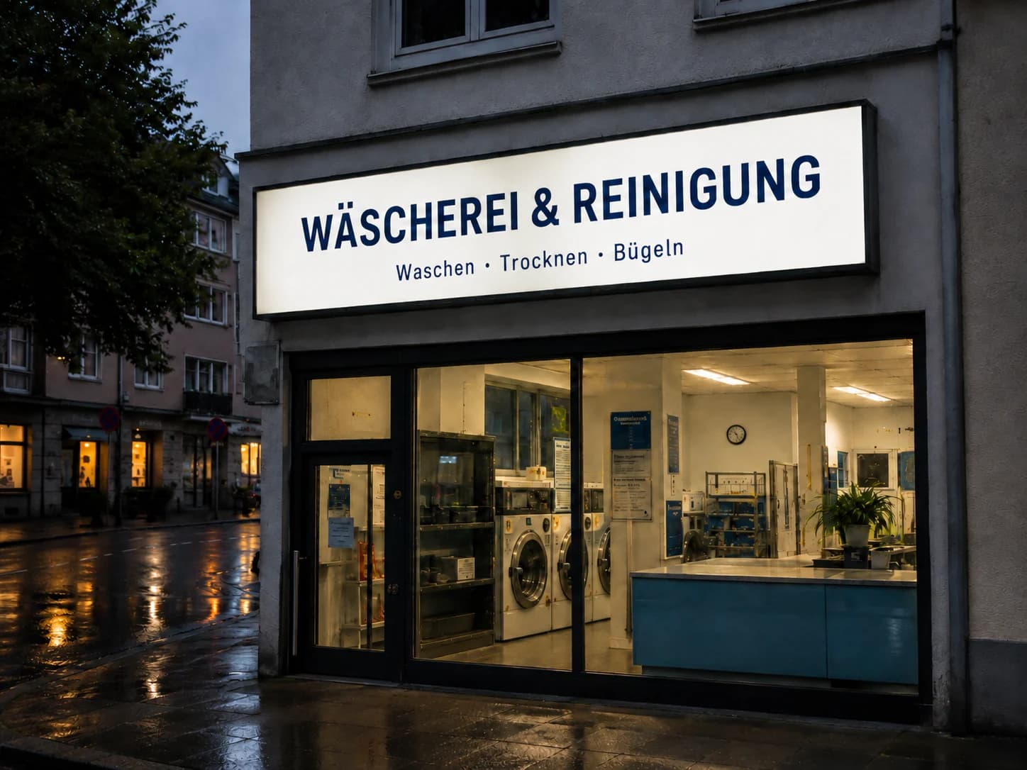 Gleichmäßig beleuchteter Leuchtkasten nach der Reparatur